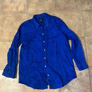 Gap linen button down, size medium